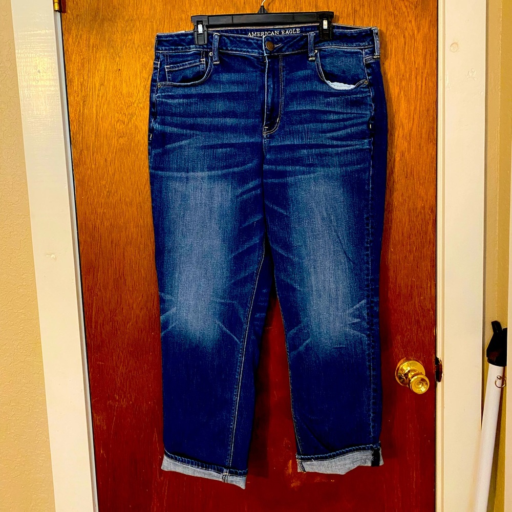 American Eagle High-rise Tomgirl Jeans Size 18 Long